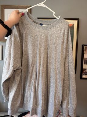 Old Navy Gray Pullover Sweatshirt